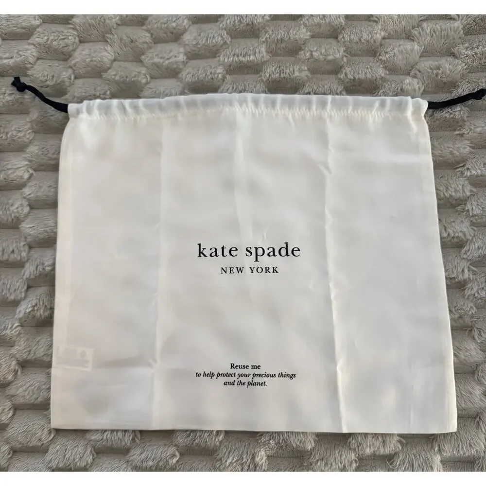 Kate Spade Medium Drawstring Dust Bag 13.5 By 12